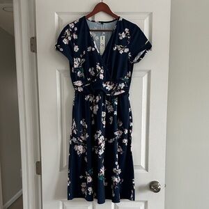 Floral Navy Dress